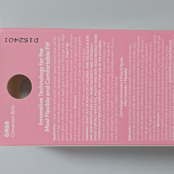 Dashing Diva NailBliss Salon Gel Nails Long Length Brand New Pink Glitter - Picture 4 of 4